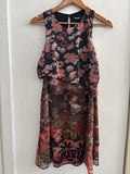 ABITO DESIGUAL TGS ROSA/MARRONE FANTASIA
