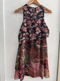 ABITO DESIGUAL TGS ROSA/MARRONE FANTASIA