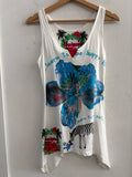 CANOTTA DESIGUAL TGS BIANCO FANTASIA