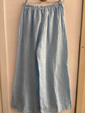 PANTALONE MODELISA TG.L MISTO LINO AZZURRO