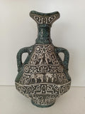 VASO IN CERAMICA MARCHI BRESCIA STILE ETNICO H20XDIAMETRO1.5 CM