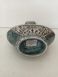 VASO IN CERAMICA MARCHI BRESCIA STILE ETNICO H20XDIAMETRO1.5 CM