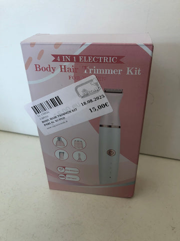 BODY HAIR TRIMMER KIT PARI AL NUOVO