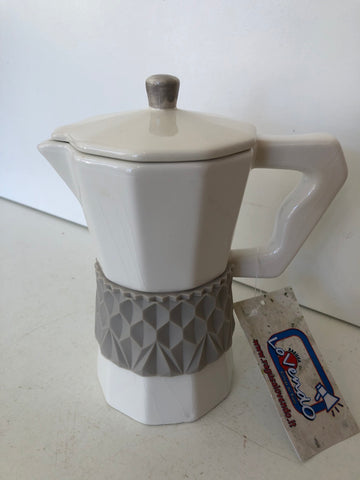 CAFFETTIERA PORCELLANA BACI MILANO H15XDIAMETRO8 CM