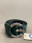 CINTURA SISLEY DONNA IN PELLE VERDE