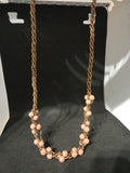 COLLANA DORATA C/PERLINE ROSA CIPRIA