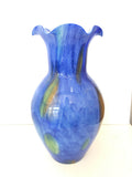VASO IN VETRO TIPO MURRINA H35XDIAMETRO10 CM