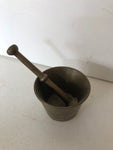 MORTAIO TIPO OTTONATO C/BATTENTE H4XDIAMETRO4 CM