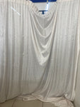 COPPIA TENDE L240X280CM BIANCO RASO A RIGHE ROSA