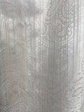 COPPIA TENDE L240X280CM BIANCO RASO A RIGHE ROSA