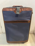 TROLLEY DUDPEL BLU/MARRONE L40X65X25CM