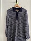 ABITO ZARA TGM BLU/BIANCO FANTASIA