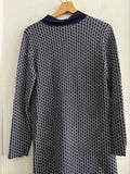 ABITO ZARA TGM BLU/BIANCO FANTASIA
