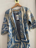 TRENCH SPOLVERINO DONNA  TG48 GRIGIO/BLU