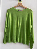 MAGLIONCINO ZARA TGS VERDE METALLIZZATO