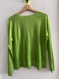 MAGLIONCINO ZARA TGS VERDE METALLIZZATO