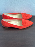 MOCASSINO M.MASSETTI MIS.38 ROSSO C/TACCO STRASS