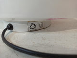 COPPIA LAMPADE DA TAVOLO IN VETROLEUCOS L26XH27
