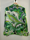 CAMICIA ZARA TGS VERDE FANTASIA