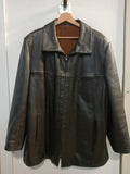 GIACCONE UOMO TG50 IN VERA PELLE TESTA DI MORO