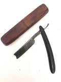 ANTICO RASOIO DA BARBA PUMA SOLINGEN IN BACHELITE L 15 CM C/CUSTODIA