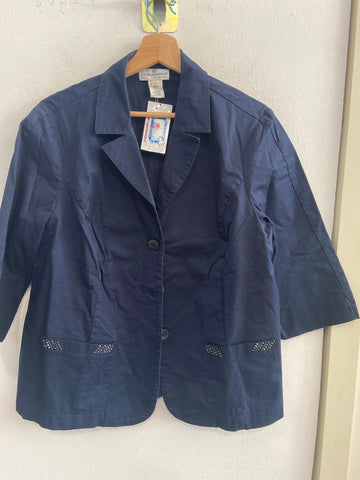 GIACCA C.FERRONE TG50 BLU DONNA