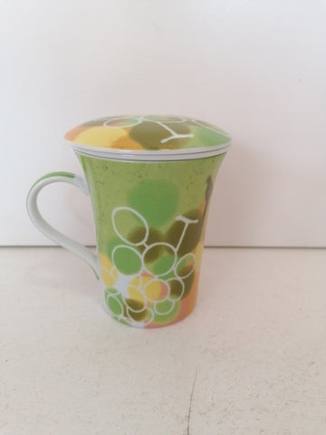 TAZZA TISANIERA PORCELLANA ANDREA FONTEBASSO H10XDIAMETRO5 CM