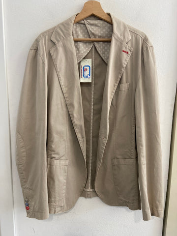 GIACCA FB TAILORG SPORT TG 52 BEIGE