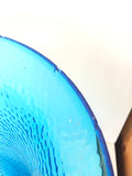 VASO IN VETRO BLU H36XD27 CM (C/IMPERFEZIONI)