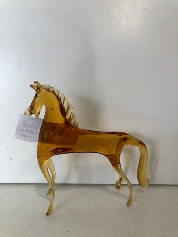 CAVALLO IN VETRO STILE MURANO H15XL12XP2 CM