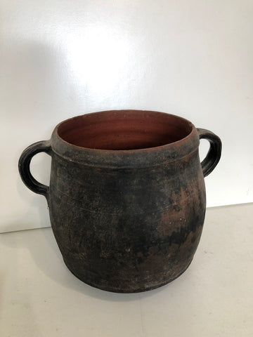 PENTOLA ANTICA IN TERRACOTTA D20XH25 CM C/IMPERFEZIONE