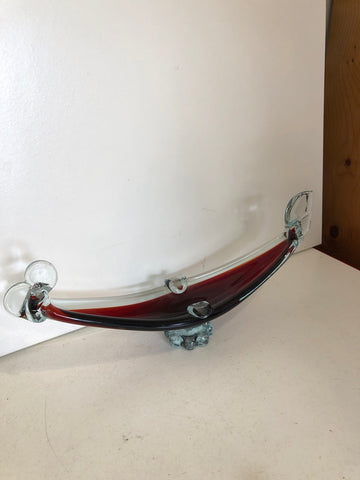 GONDOLA IN VETRO STILE MURANO H10XL29XP10 CM