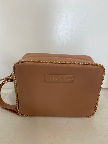 POCHETTE THE BRIDGE PER COLLISTAR ROSA C/BORCHIETTE DORATE