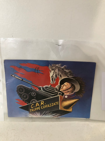 CARTOLINA C.A.R. TRUPPE CORAZZATE 14X8 CM