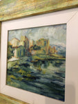 OLIO SU TELA PAESAGGIO MARINO H43XL44 CM