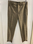 PANTALONE ZARA TG40 SCOZZESE BEIGE