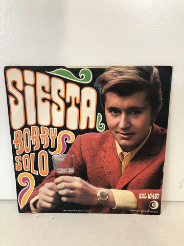 DISCO 45 GIRI SIESTA - BOBBY SOLO