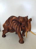 ELEFANTE IN LEGNO H25XL35XP19 CM