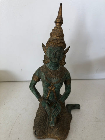 STATUA STILE INDIANA IN METALLO H20XL5XP5 CM ( CON IMPERFEZIONE )