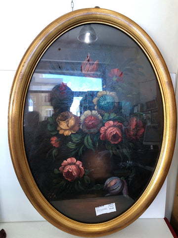 QUADRO NATURA MORTA OLIO SU MASONITE 80X60