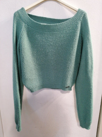 MAGLIONE CORTO KORALLINE TGXS/S AZZURRO ACQUA