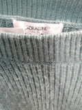 MAGLIONE CORTO KORALLINE TGXS/S AZZURRO ACQUA