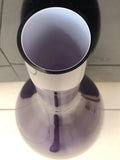 VASO IN VETRO VIOLA LE OFFICINE DI LEONARDO