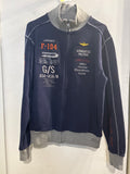 FELPA AEREONAUTICA MILITARE TGM BLU/GRIGIO UOMO