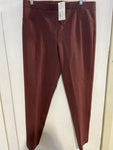 PANTALONE C. FERRONI BORDEAUX TG50 DONNA