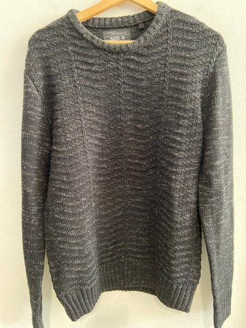 MAGLIONE J.PASCALE TGS NERO/GRIGIO UOMO