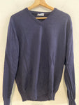 MAGLIONE A.LUPPI TG54 MISTO LANA BLU UOMO