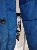 GIUBBOTTO LOVE MOSCHINO TG46 BLU ROYAL UOMO