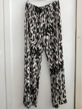 PANTALONE NINA LEONARD TGL BIANCO/NERO FANTASIA
