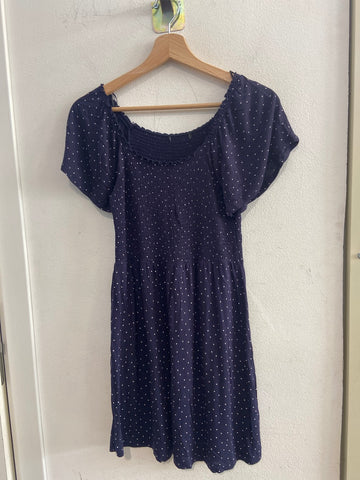ABITO TGS BLU POIS BIANCHI DONNA